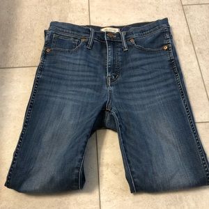 Madewell 10” high rise skinny